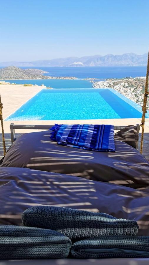 Villa Estee, Luxury Villa With Private Infinity Pool And Jacuzzi Elounda Zewnętrze zdjęcie