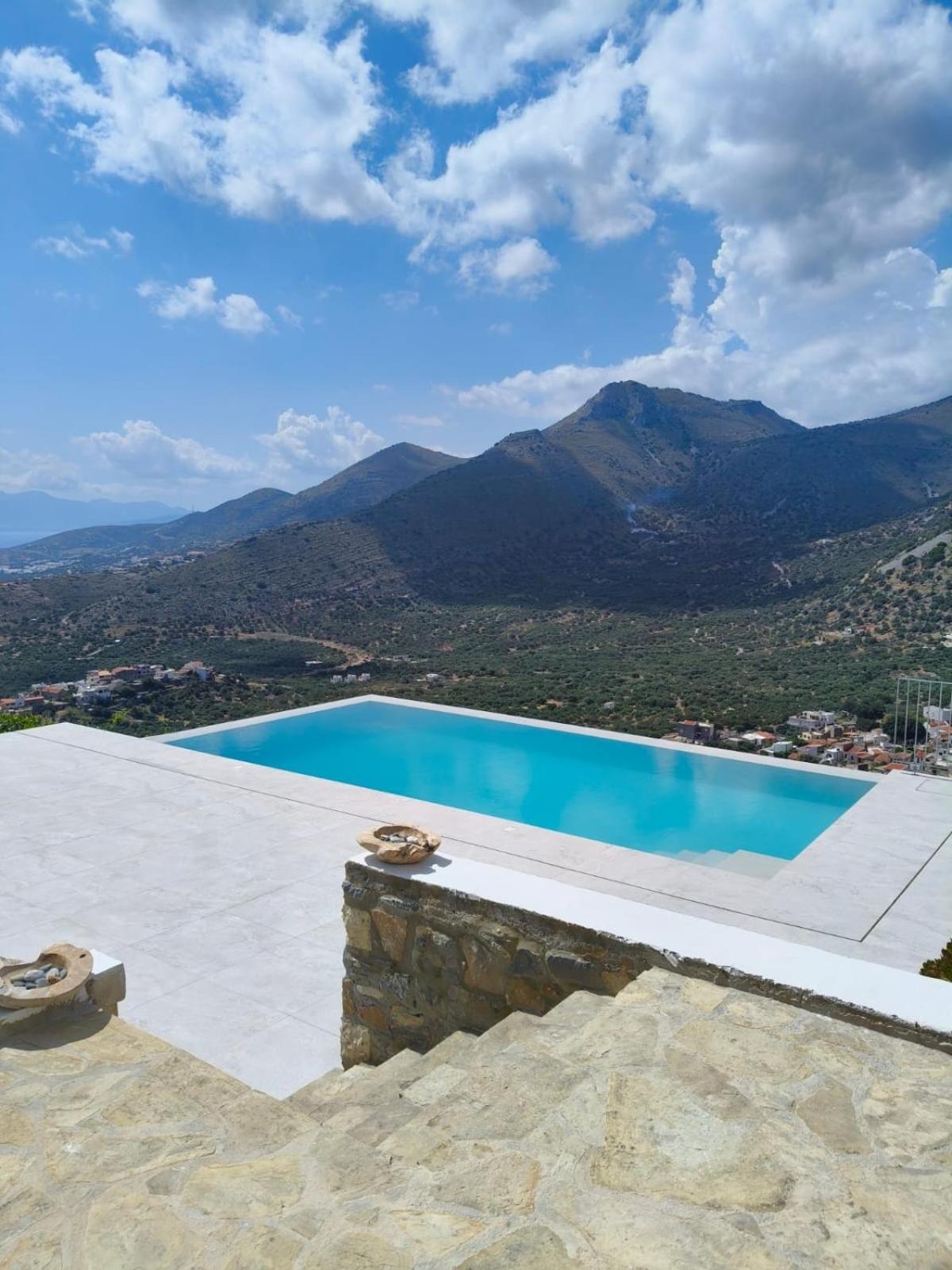 Villa Estee, Luxury Villa With Private Infinity Pool And Jacuzzi Elounda Zewnętrze zdjęcie