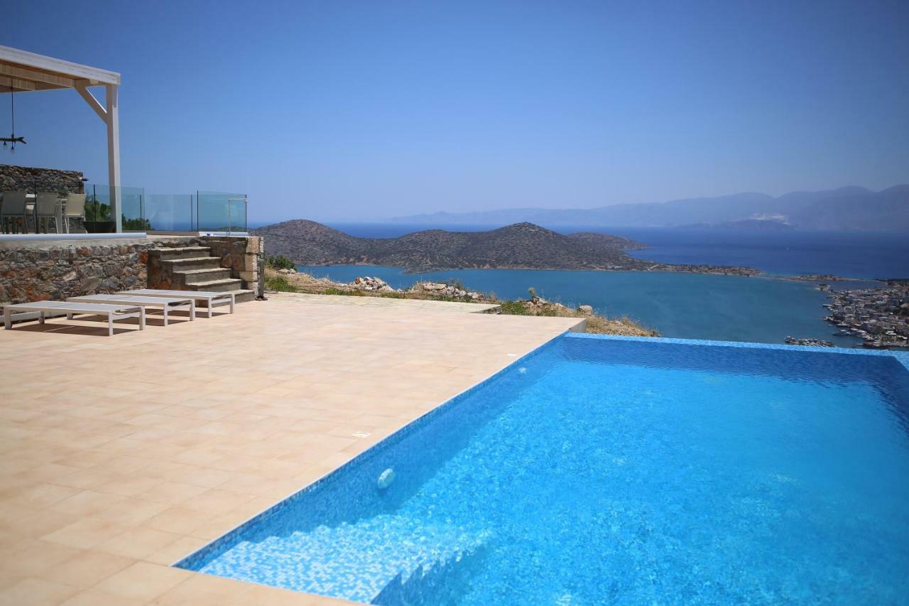 Villa Estee, Luxury Villa With Private Infinity Pool And Jacuzzi Elounda Zewnętrze zdjęcie