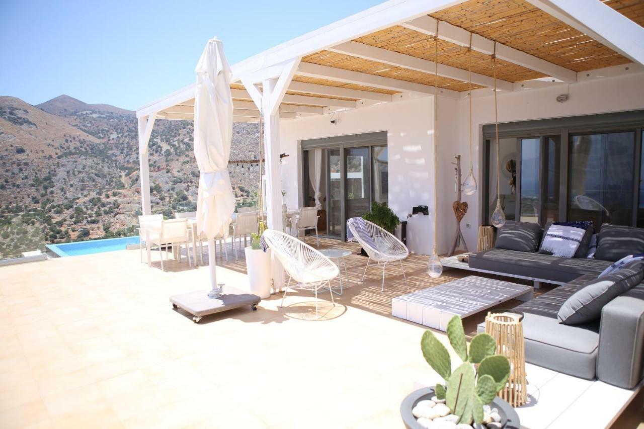 Villa Estee, Luxury Villa With Private Infinity Pool And Jacuzzi Elounda Zewnętrze zdjęcie