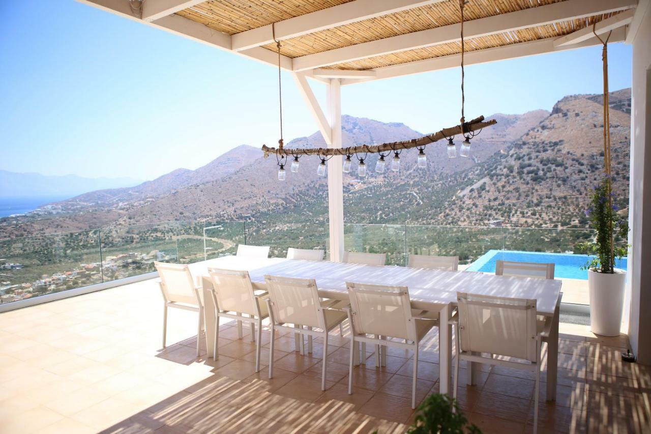 Villa Estee, Luxury Villa With Private Infinity Pool And Jacuzzi Elounda Zewnętrze zdjęcie